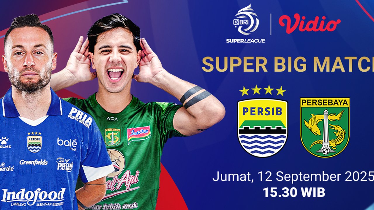 Nonton BRI Super League Persib Bandung vs Persebaya Surabaya, Eksklusif di Vidio