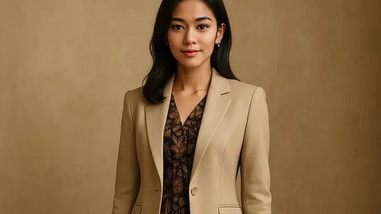 Model Padupadan Rok Span Batik Belah Samping (created by AI)