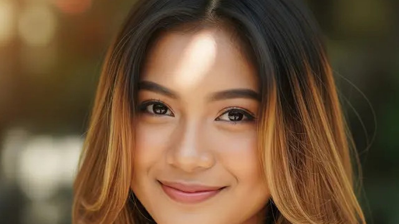 Model Rambut Panjang Lurus Belah Tengah Kekinian. (Foto: Gemini AI)
