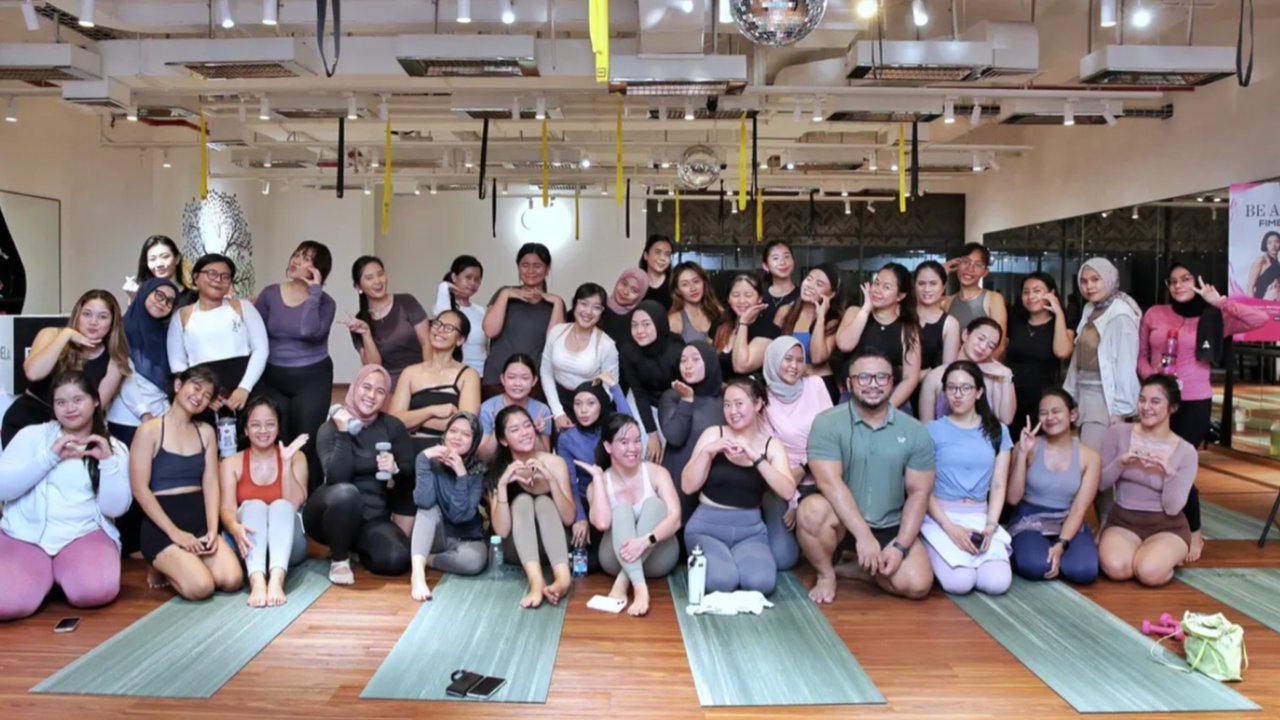 Keseruan Fimelahood Fit and Fun Inferno Hot Pilates