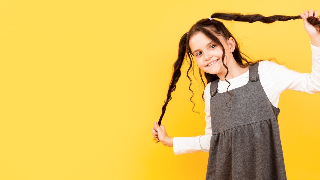 Ilustrasi Potongan Rambut Anak Lucu