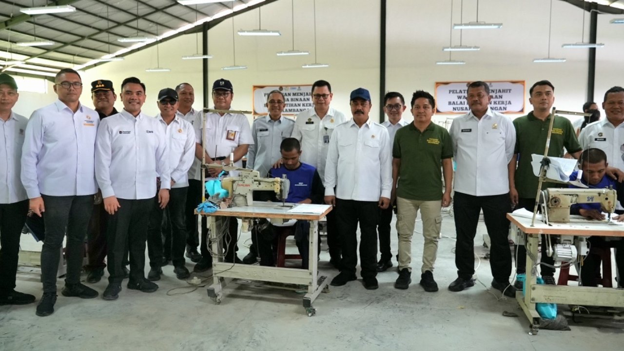 Sinergi Kemenimipas dan BRI, BLK Nusakambangan Siapkan Warga Binaan Berdaya Saing