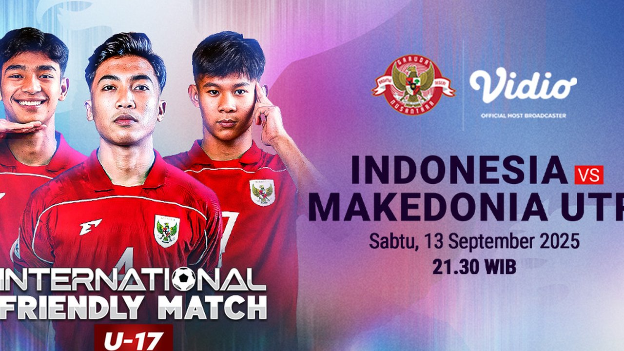 Nonton Timnas Indonesia U-17 vs Makedonia Utara U-17, Tayang di Vidio