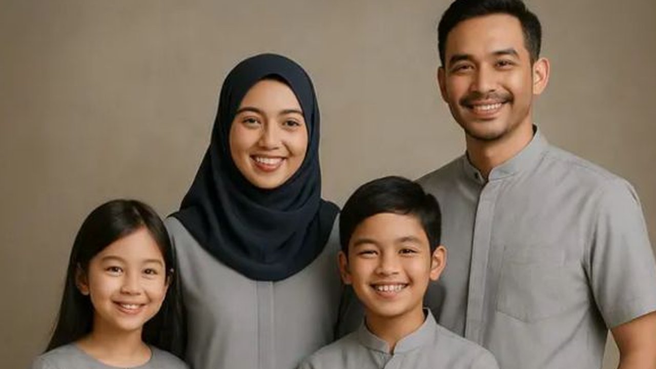 Ilustrasi Gamis Satin