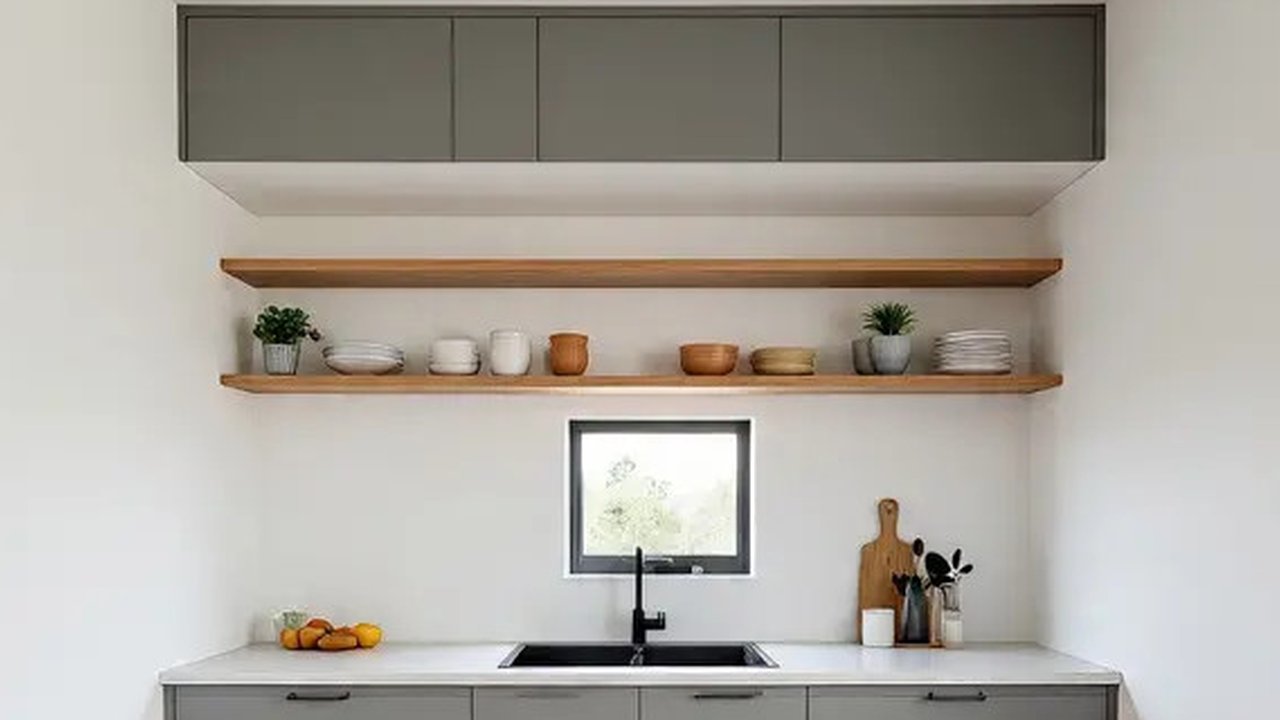 Desain Dapur Minimalis di Rumah Gang Sempit. (Foto: Gemini AI)