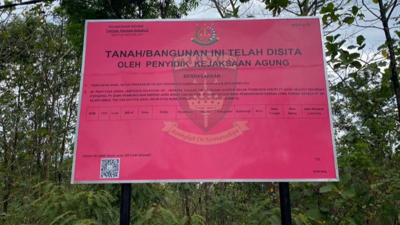 Lokasi Aset Tanah Senilai Rp510 Miliar Milik Eks Bos Sritex yang Disita Kejagung