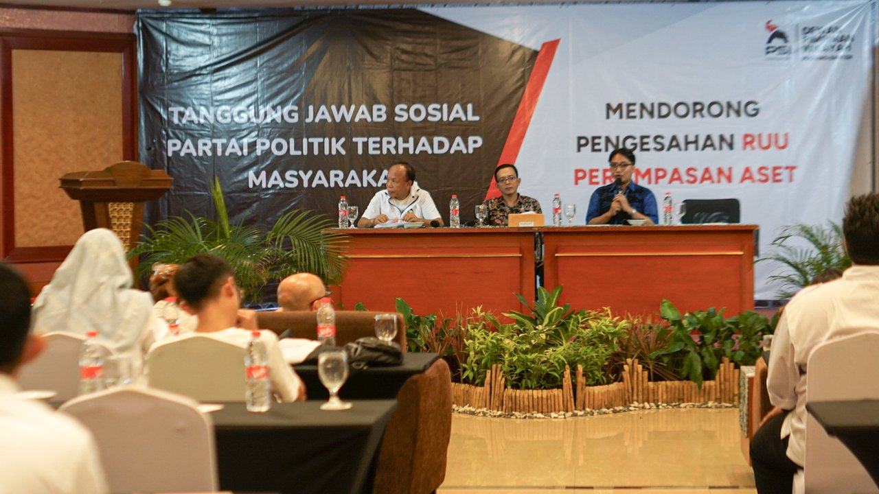 PSI Banten Selenggarakan Diskusi Dukung Pengesahan RUU Perampasan Aset
