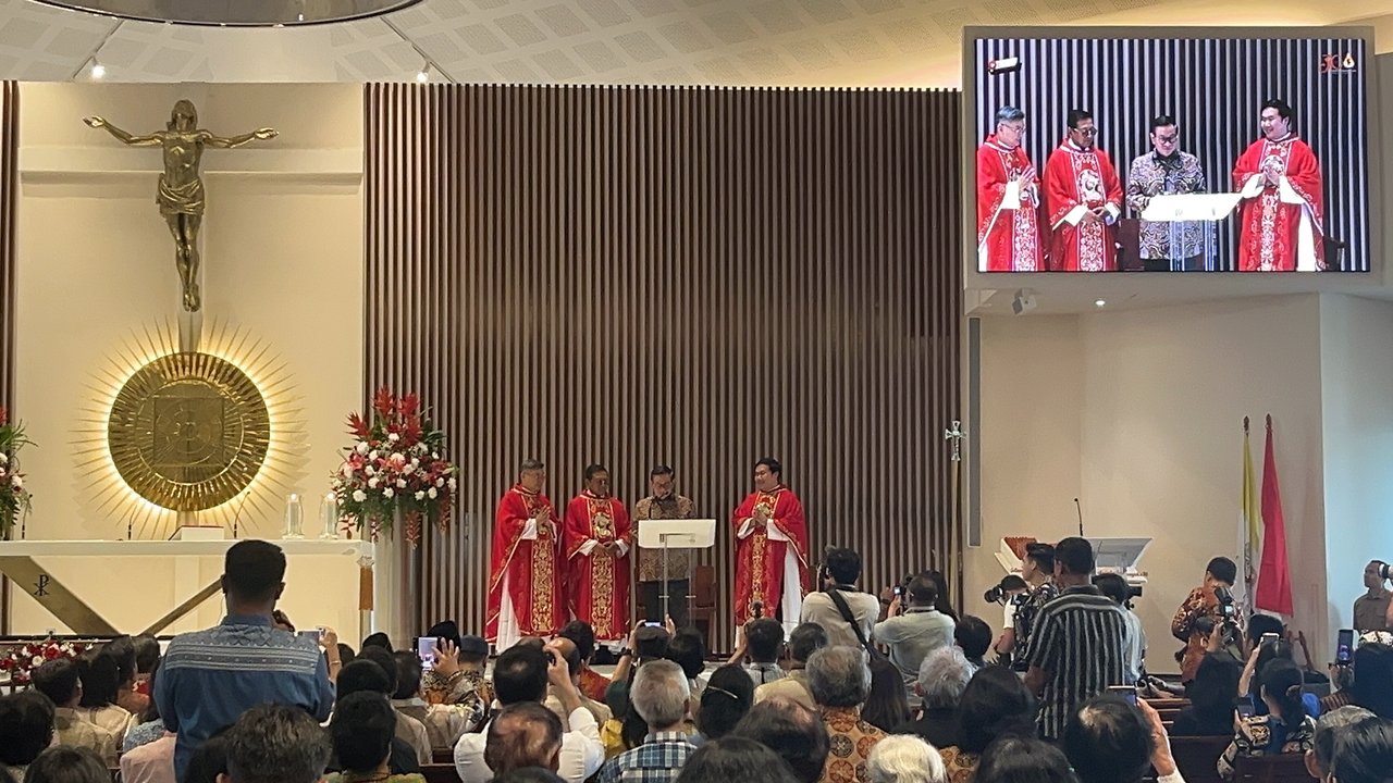 Pramono Anung Resmikan Gereja Kalvari, Tegaskan Komitmen Lintas Agama
