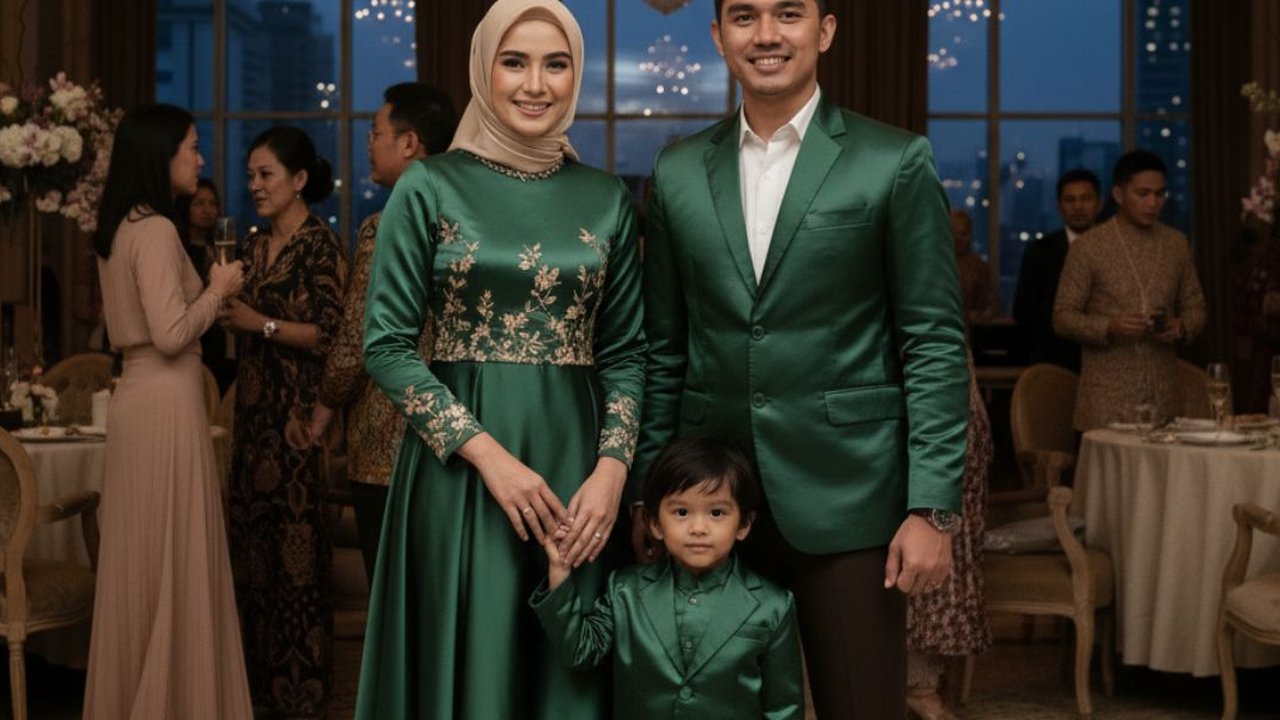 Ilustrasi Baju Couple untuk Acara Keluarga