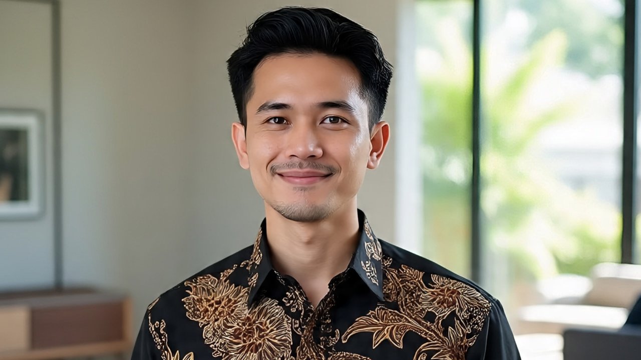 Baju Batik Pria Kombinasi Hitam Stylish untuk Kondangan