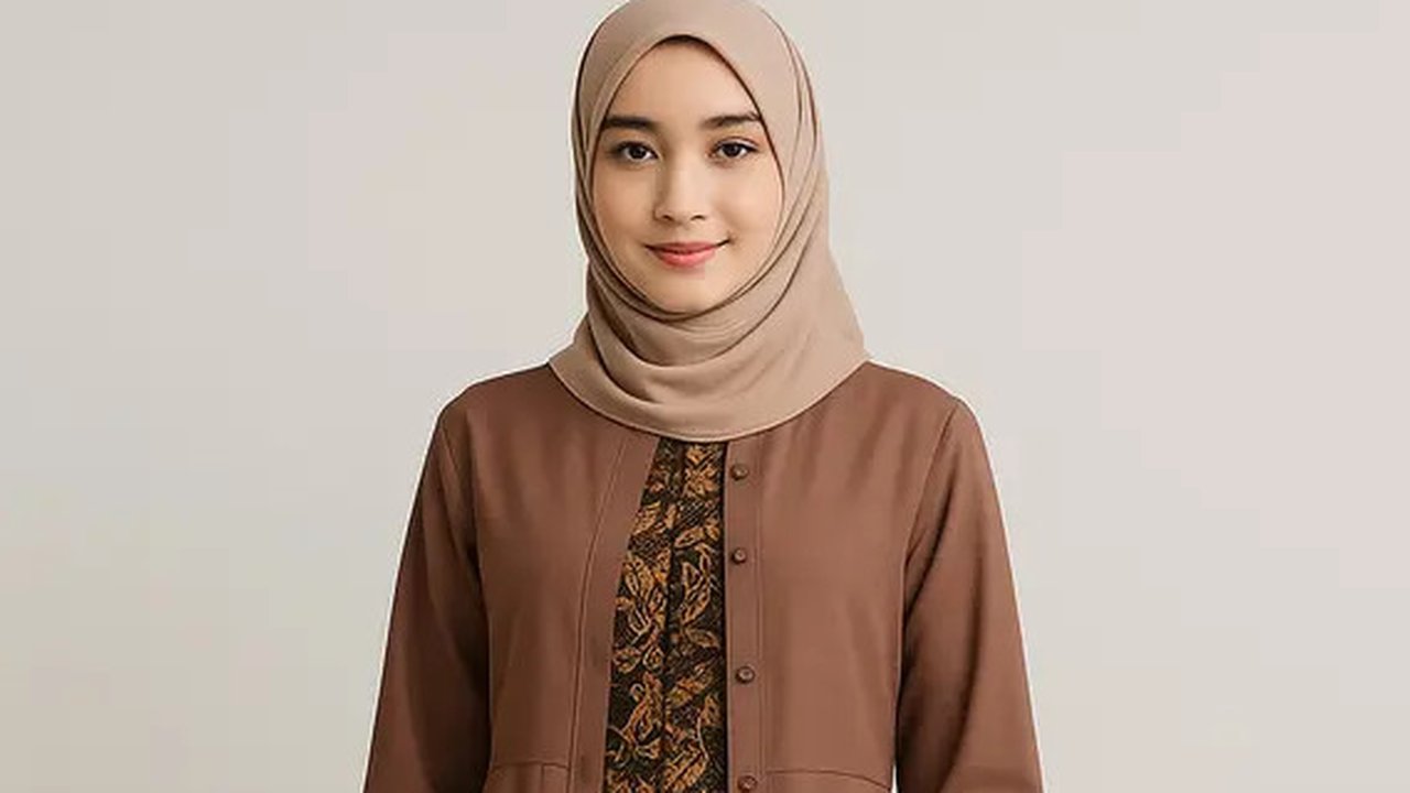 Model Gamis Batik Kombinasi Full Kancing Terpopuler 2025/AI