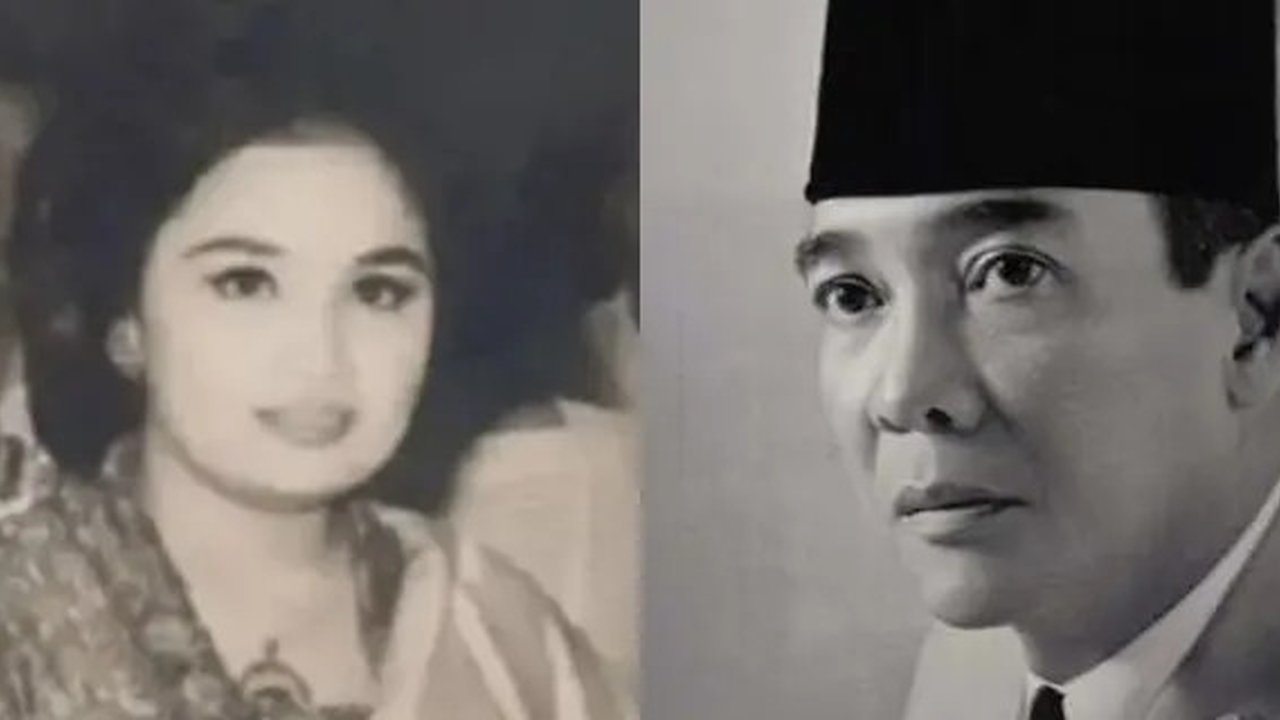 Yurike Sanger dengan Presiden Soekarno (imagebank)