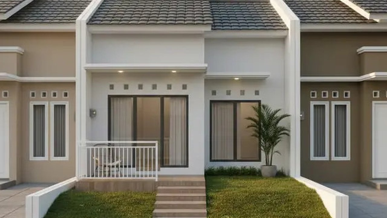Model Rumah Tipe 72 di Lokasi Perumahan Modern (Gemini)