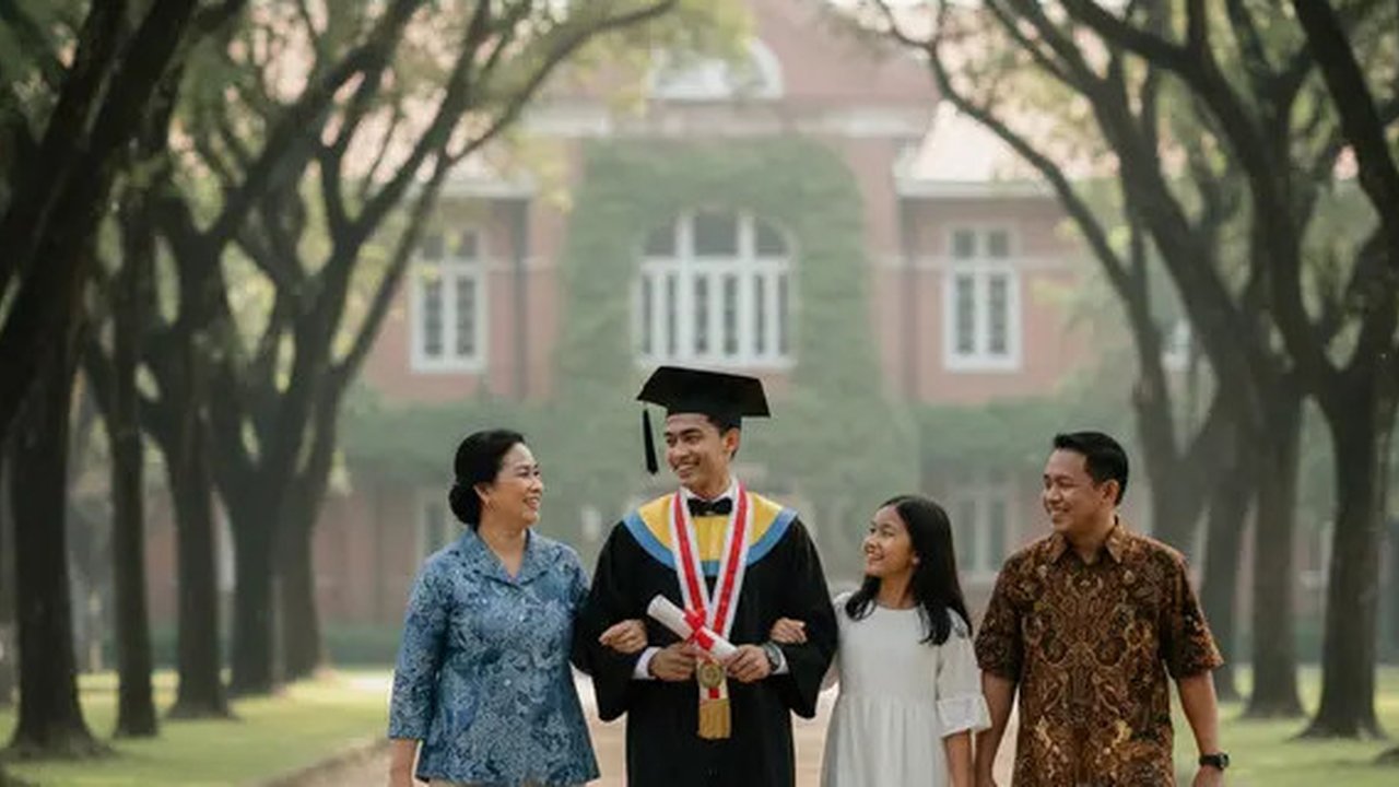 Prompt Gemini AI Edit Foto Wisuda Bareng Keluarga/Gemini AI