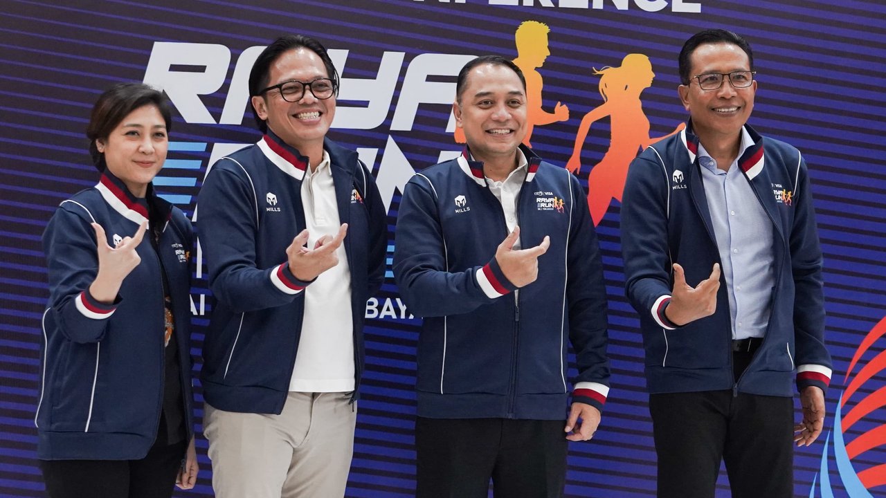 Jadi Sponsor Raya Run, Bank Raya Dorong Geliat Ekonomi Digital di Surabaya