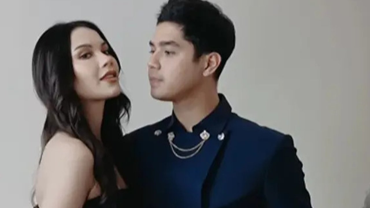 Foto Alyssa Daguise dan Al Ghazali di Resepsi Luna Maya (@alghazali7)