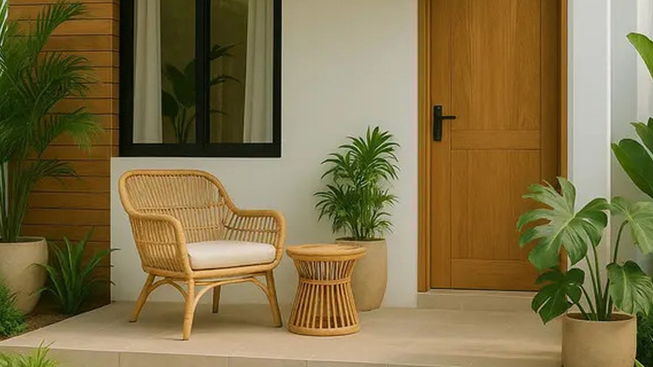 Model Teras Minimalis Depan Rumah Sempit Lahan Terbatas/AI