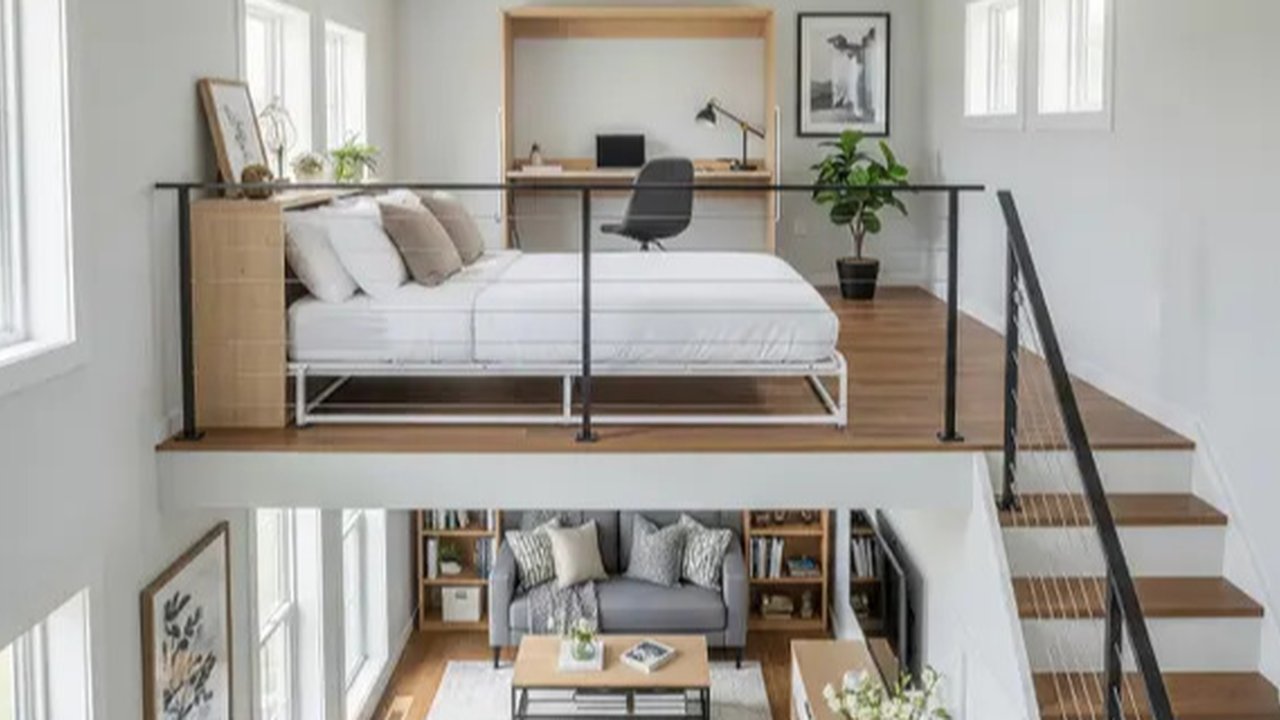 8 Model Rumah Kecil 3x6 dengan Mezzanine 2 Lantai Mini