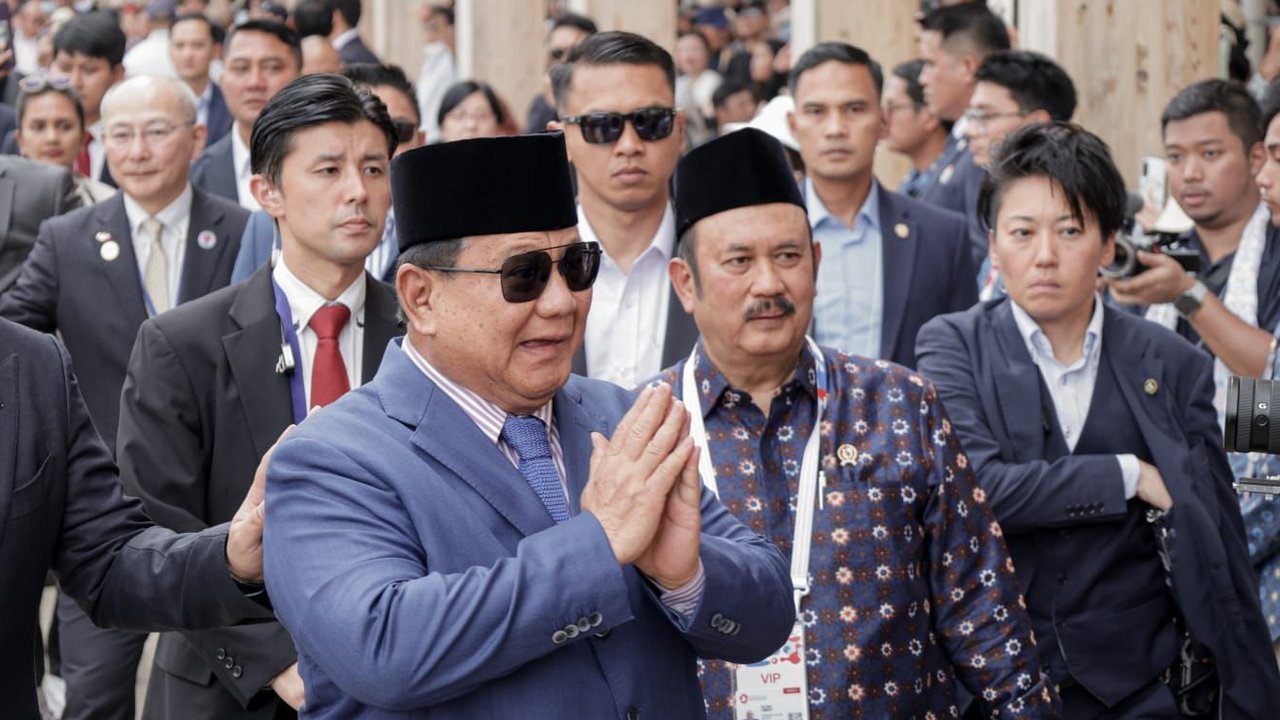 Prabowo di Osaka