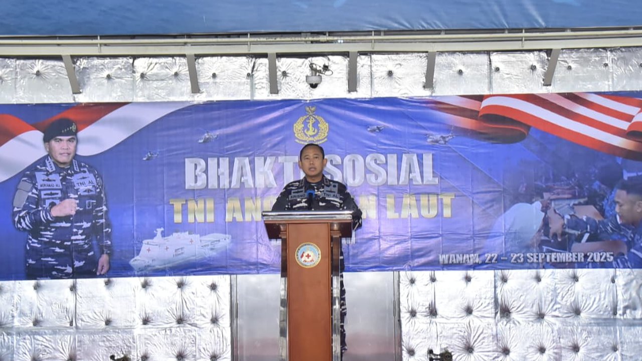 TNI AL Laksanakan Misi Kemanusiaan di Wanam, Merauke Lewat Baksos dan Layanan Kesehatan