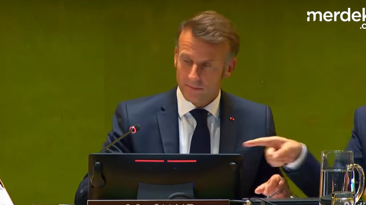 VIDEO: Macron Prancis Lantang Bicara Palestina Merdeka, Israel & Amerika Tak Hadir
