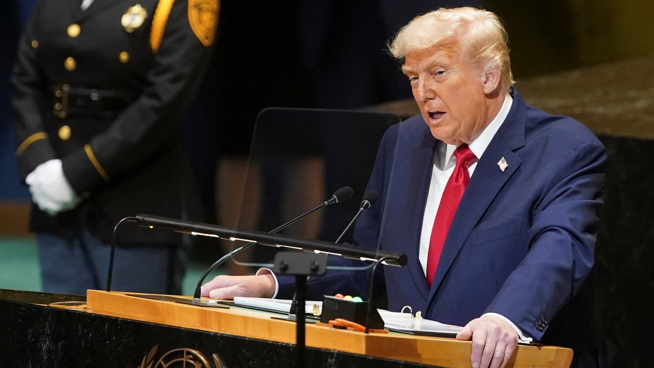 donald trump di sidang umum pbb