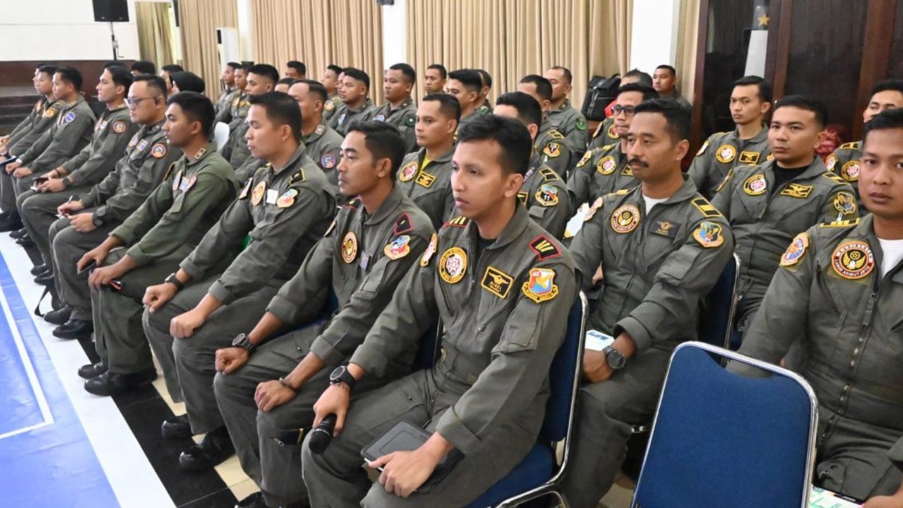 Jelang Flypast HUT Ke-80 TNI Tahun 2025, Kaskoopsudnas Pimpin Tactical Floor Game