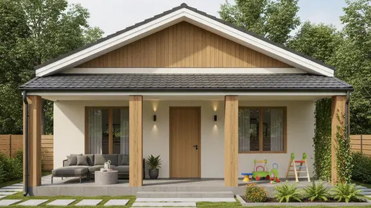 Rumah Sederhana 6x12 Atap Pelana/Gemini AI