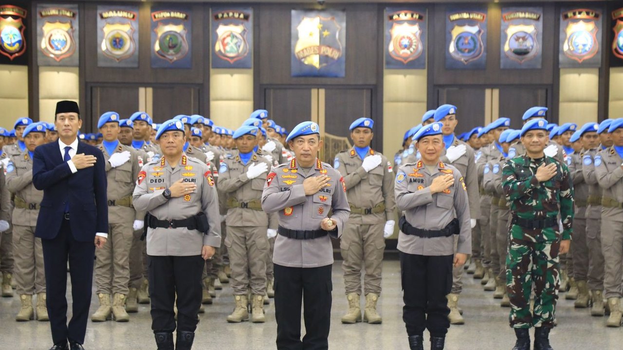 Mengemban Misi Perdamaian: Pelepasan Satgas FPU 7 MINUSCA oleh Polri