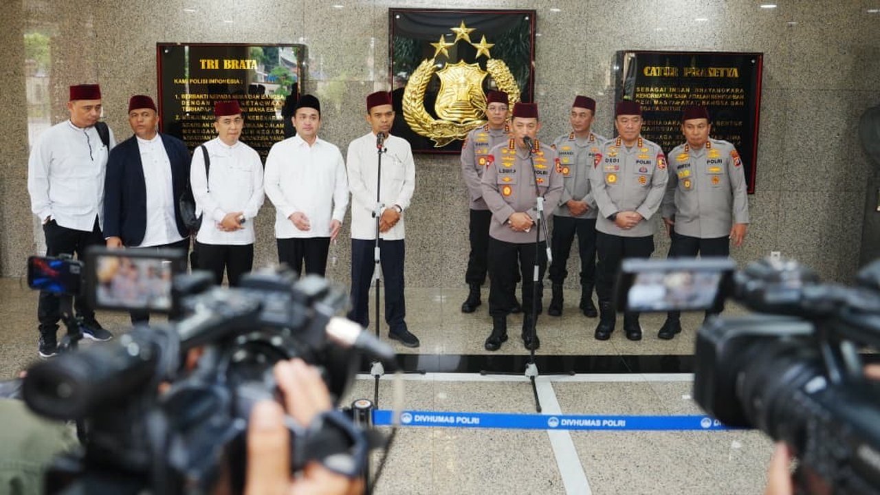 Ustaz Abdul Somad Bicara Pentingnya Toleransi dan Amanah Ceramah di Mabes Polri