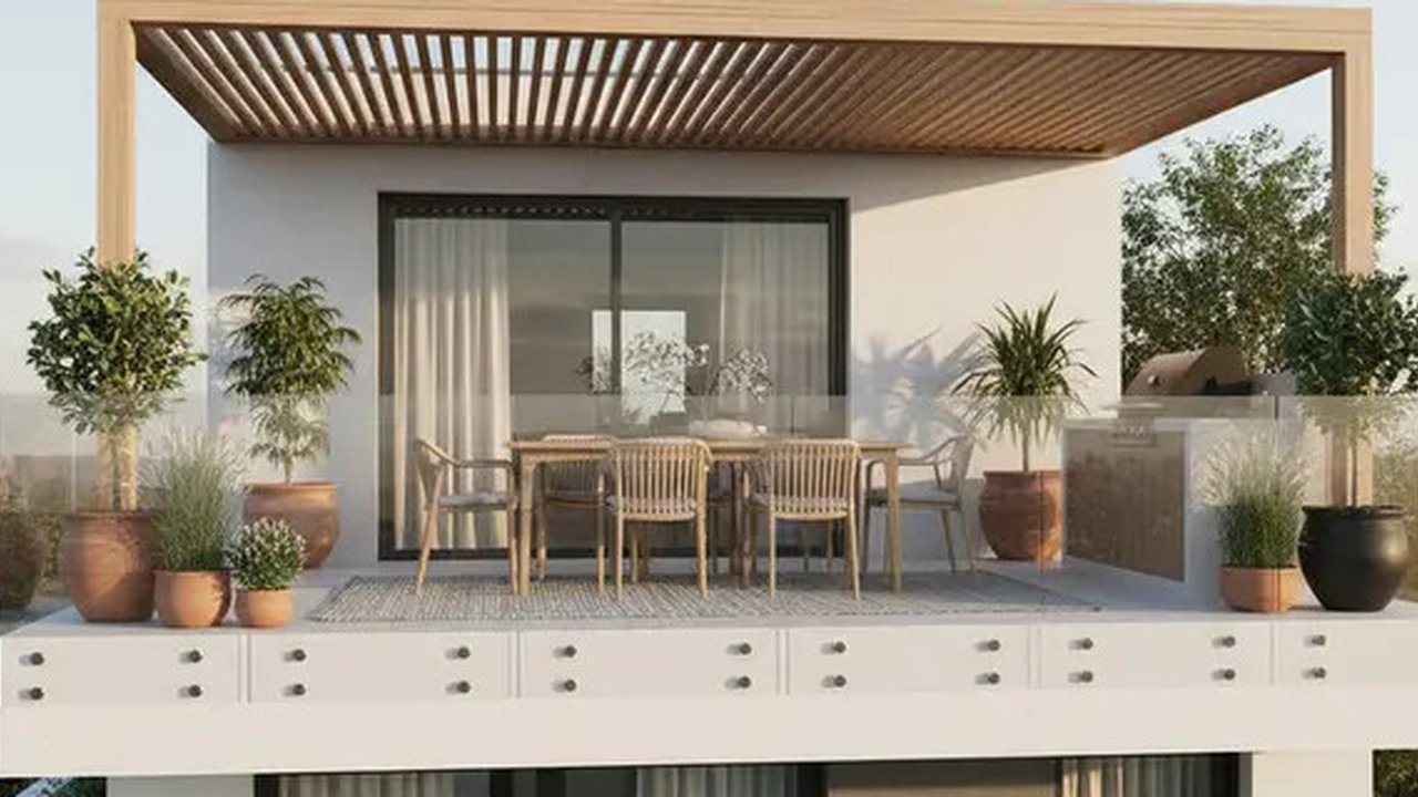 Desain Rumah 6x12 dengan Rooftop. Gemini