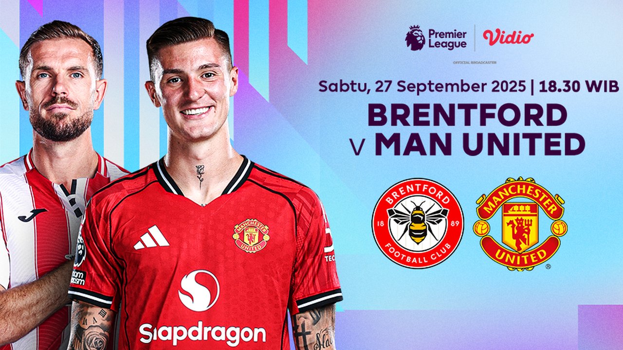 Nonton Liga Inggris 2025/26: Brentford vs Manchester United Eksklusif di Vidio