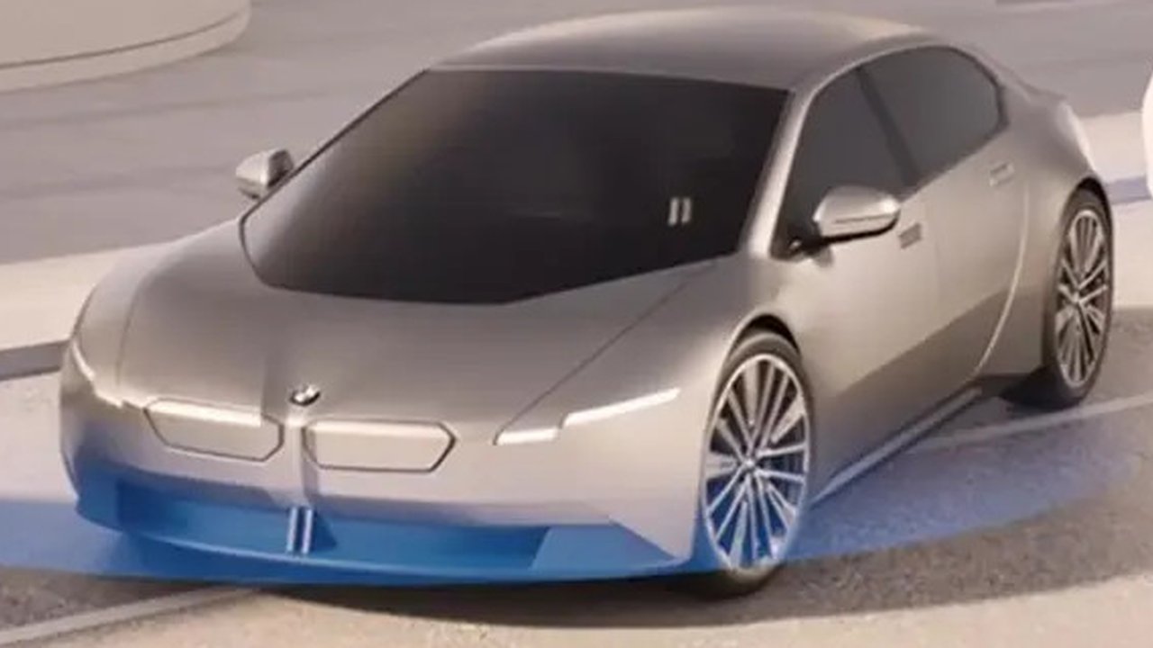 BMW tanpa sengaja menampilkan sedan listrik misterius dengan desain sporty di situs resminya (Arenaev)