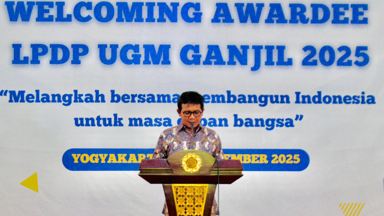 UGM Sambut 610 Awardee LPDP Ganjil 2025, Teguhkan Komitmen Bangun Negeri