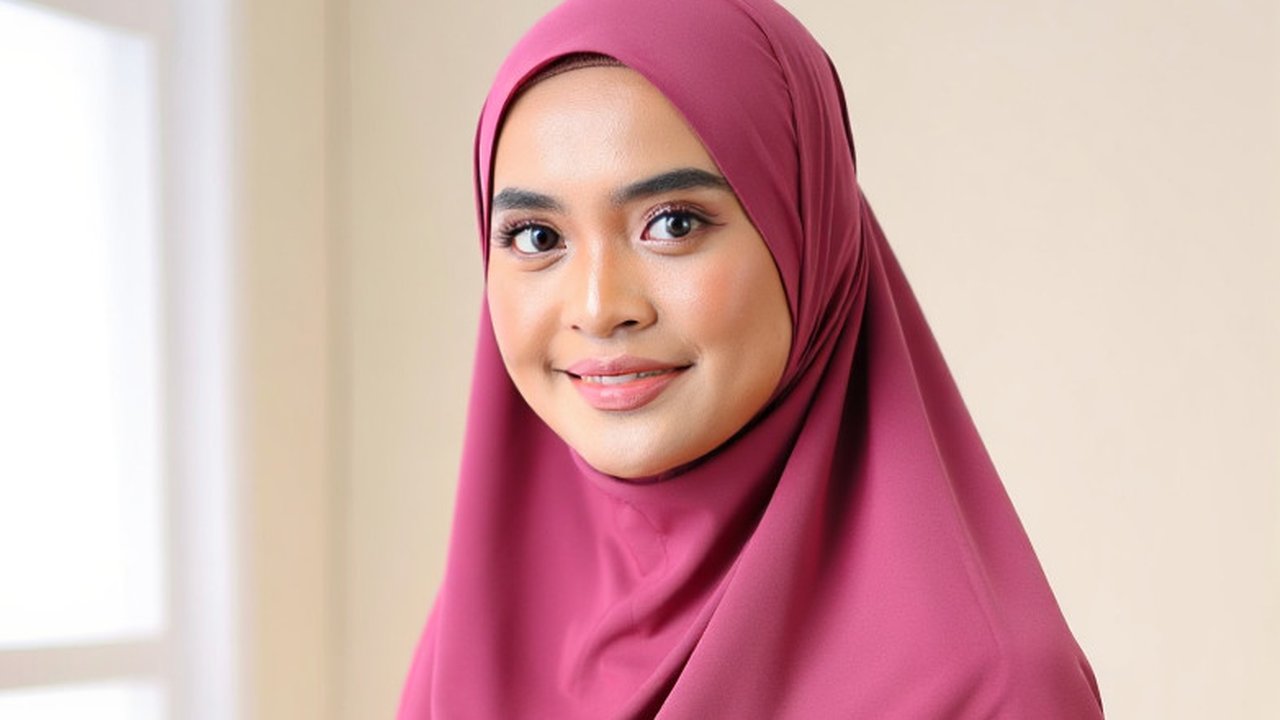 Model Gamis Ibu Hamil Kombinasi Polos Nyaman (AI)