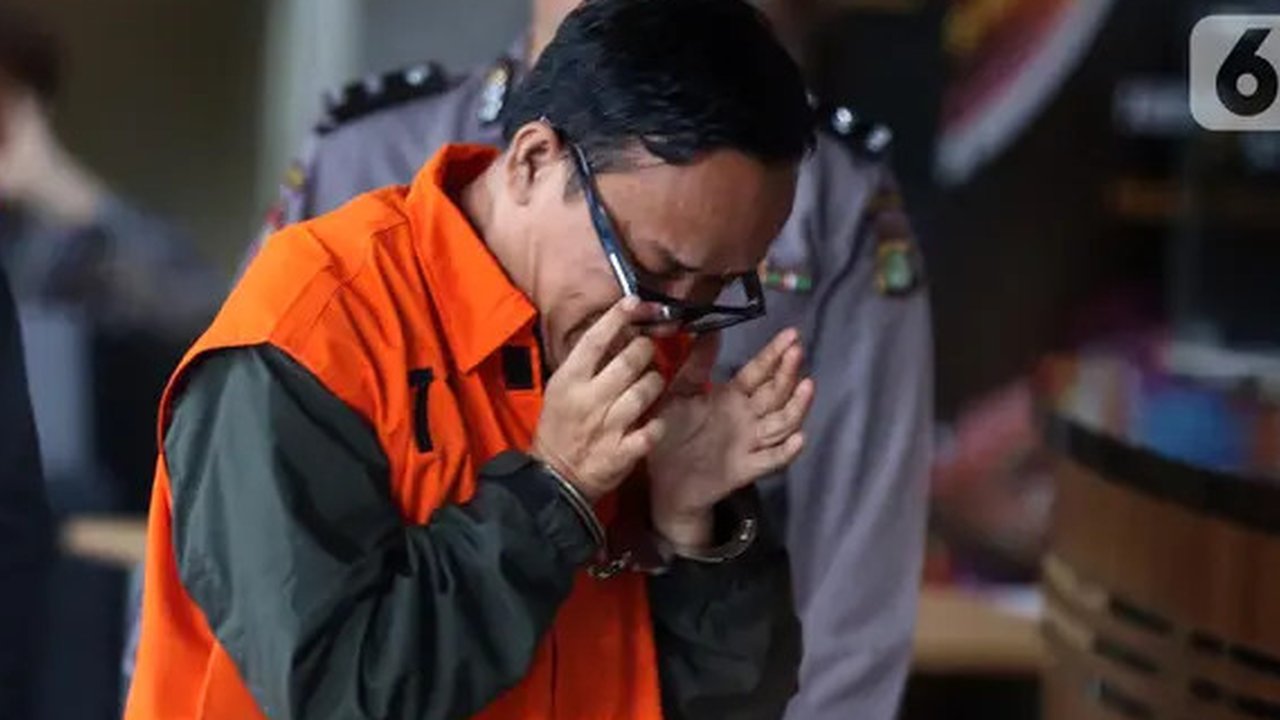 Wakil Menteri Ketenagakerjaan (Wamenaker) Immanuel Ebenezer atau Noel ditahan KPK setelah terjaring dalam Operasi Tangkap Tangan (OTT). (Liputan6.com/Helmi Fithriansyah)