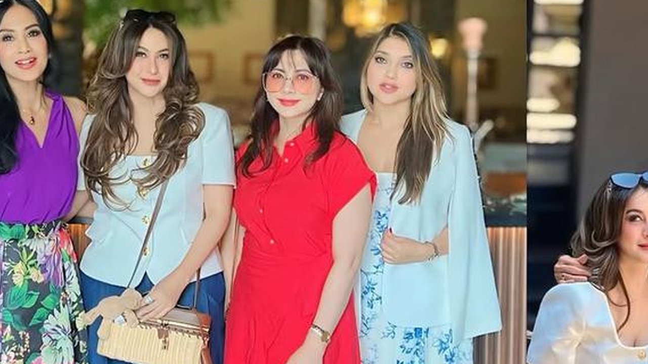 Potret Sarah Azhari mudik ke Indonesia yang disambut reuni artis sinetron 90-an. [IG: @dps_diahpermatasari]