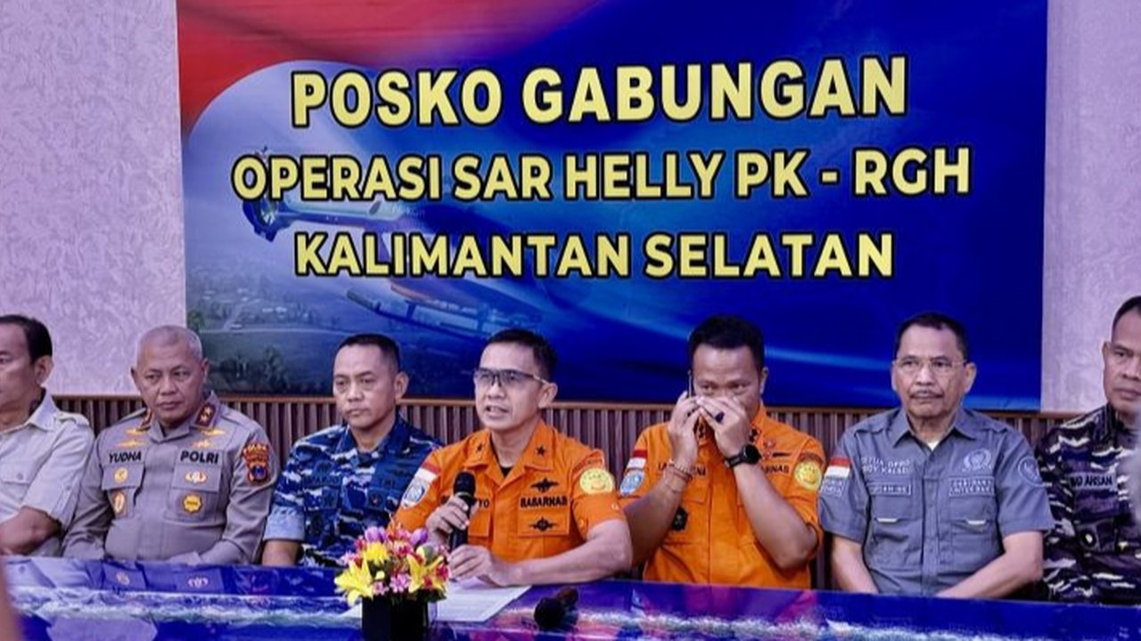 Update Helikopter Jatuh di Kalsel, Tujuh Korban Diduga Masih Terjebak Dalam Bangkai Helikopter