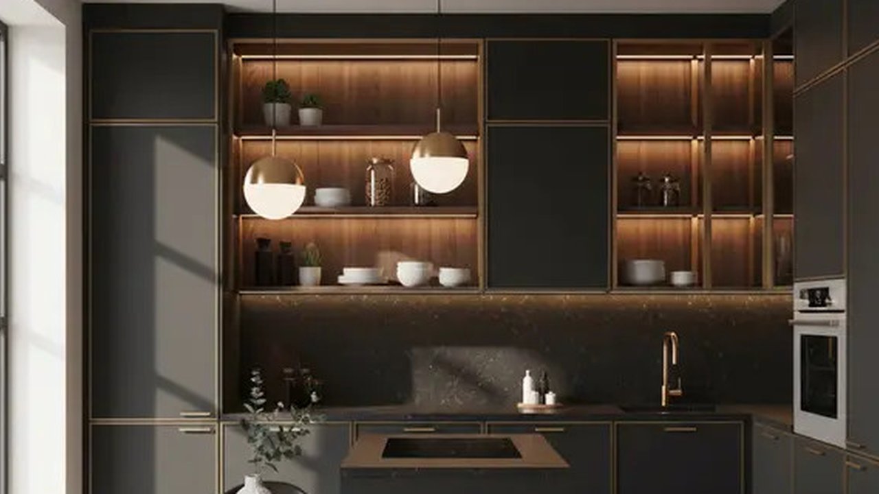 Model Dapur Kecil Tapi Mewah 2025 untuk Rumah Minimalis Modern (created by AI)