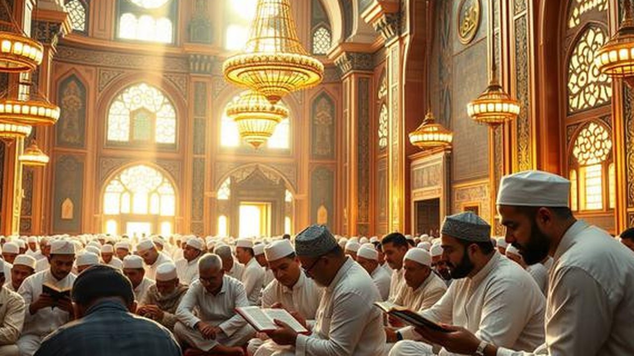 maulid nabi adalah Ilustrasi dibuat AI