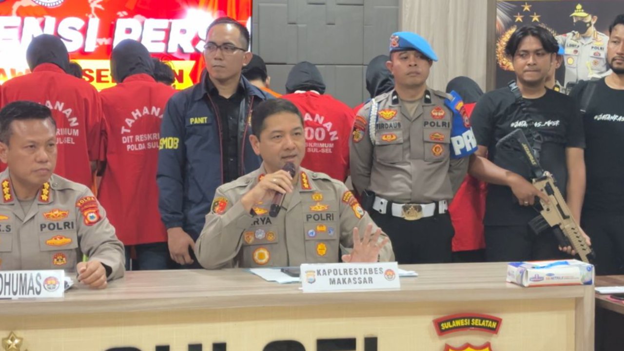 Bertambah, Tersangka Kerusuhan Makassar jadi 29 Orang Polisi Buru Aktor Intelektual