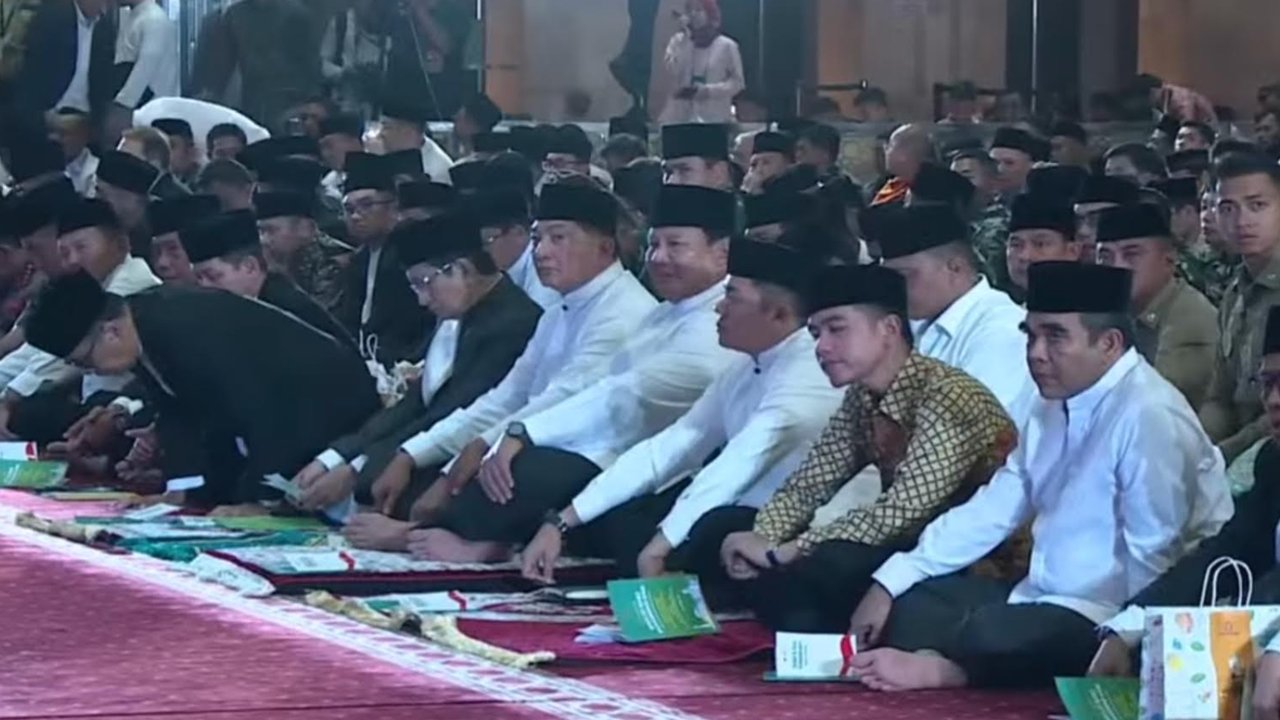 Prabowo-Gibran Hadiri Peringatan Maulid Nabi di Masjid Istiqlal