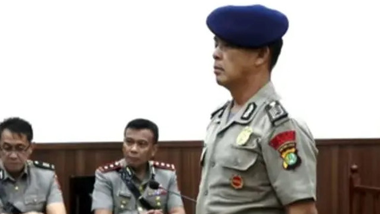 Bripka Rohmad, pengemudi rantis Brimob jalani sidang kode etik (Foto: Ady Anugrahadi/Liputan6.com)