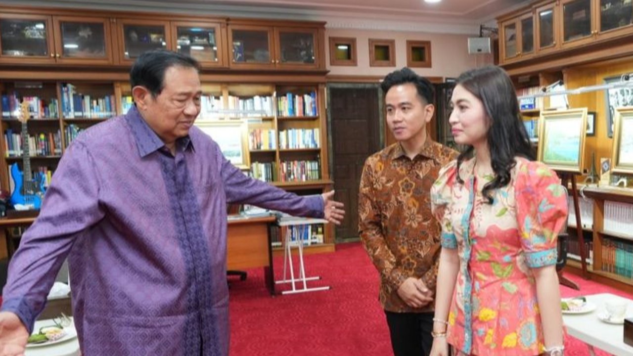Gibran Didampingi Selvi Temui SBY di Cikeas, Beri Ucapan Khusus Selamat Ultah