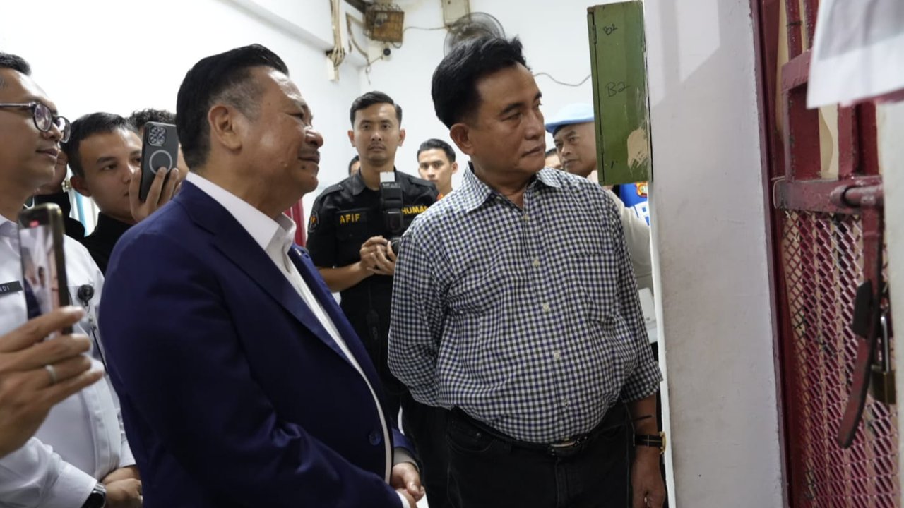 Yusril Ihza Mahendra di Polda Metro Jaya