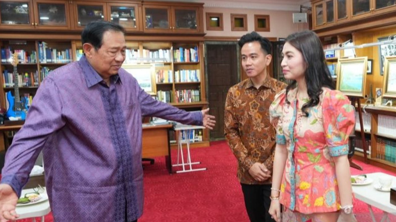 Gibran Didampingi Selvi Temui SBY di Cikeas, Beri Ucapan Khusus Selamat Ultah