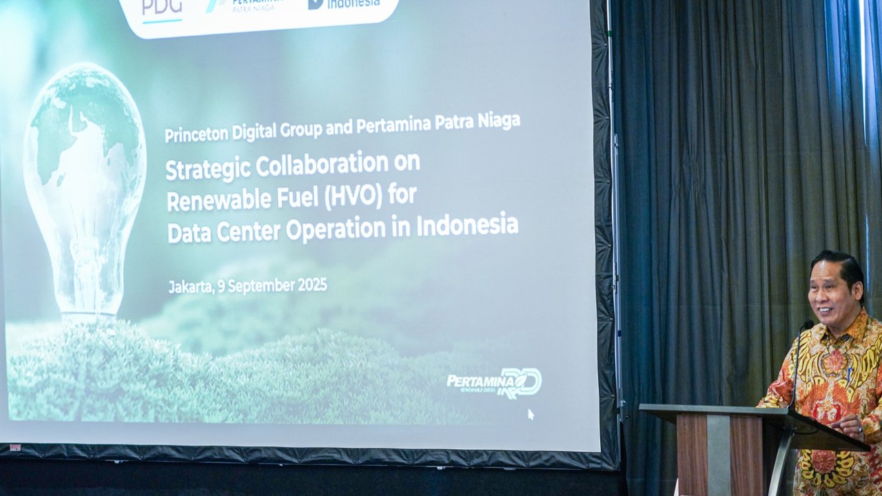 Dorong Transisi Energi, Pertamina Kini Suplai HVO untuk Operasional Data Center Indonesia