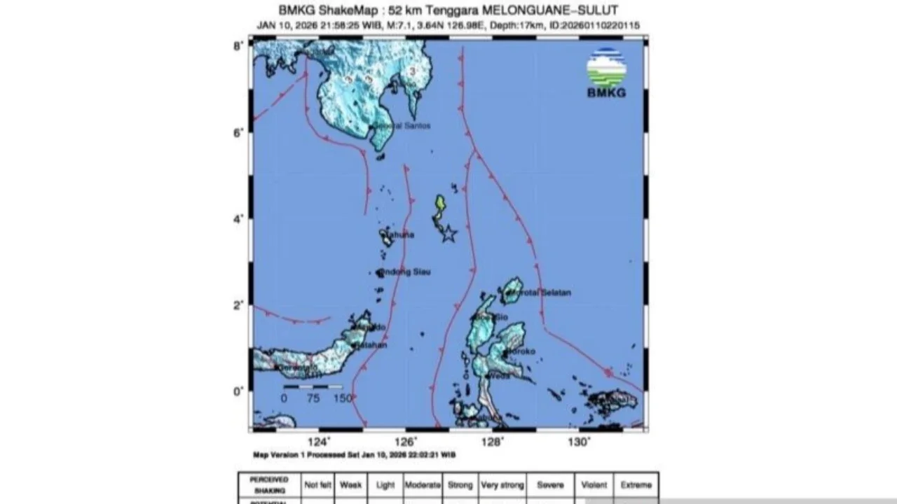 Kondisi Talaud Usai Diguncang Gempa Magnitudo 7,1, Warga Trauma hingga Aliran Listrik Sudah Normal
