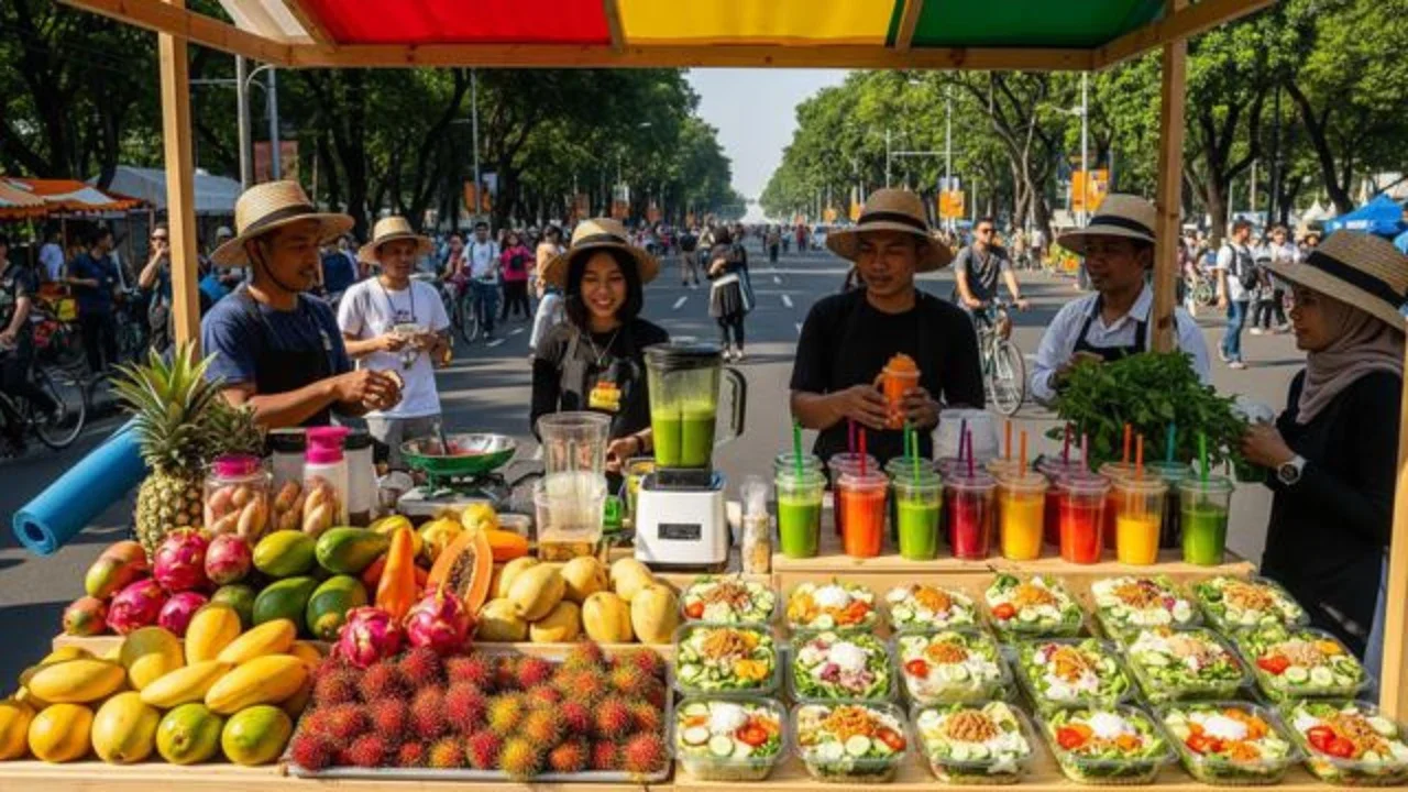 Ide Jualan Makanan Sehat. (Foto: AI)