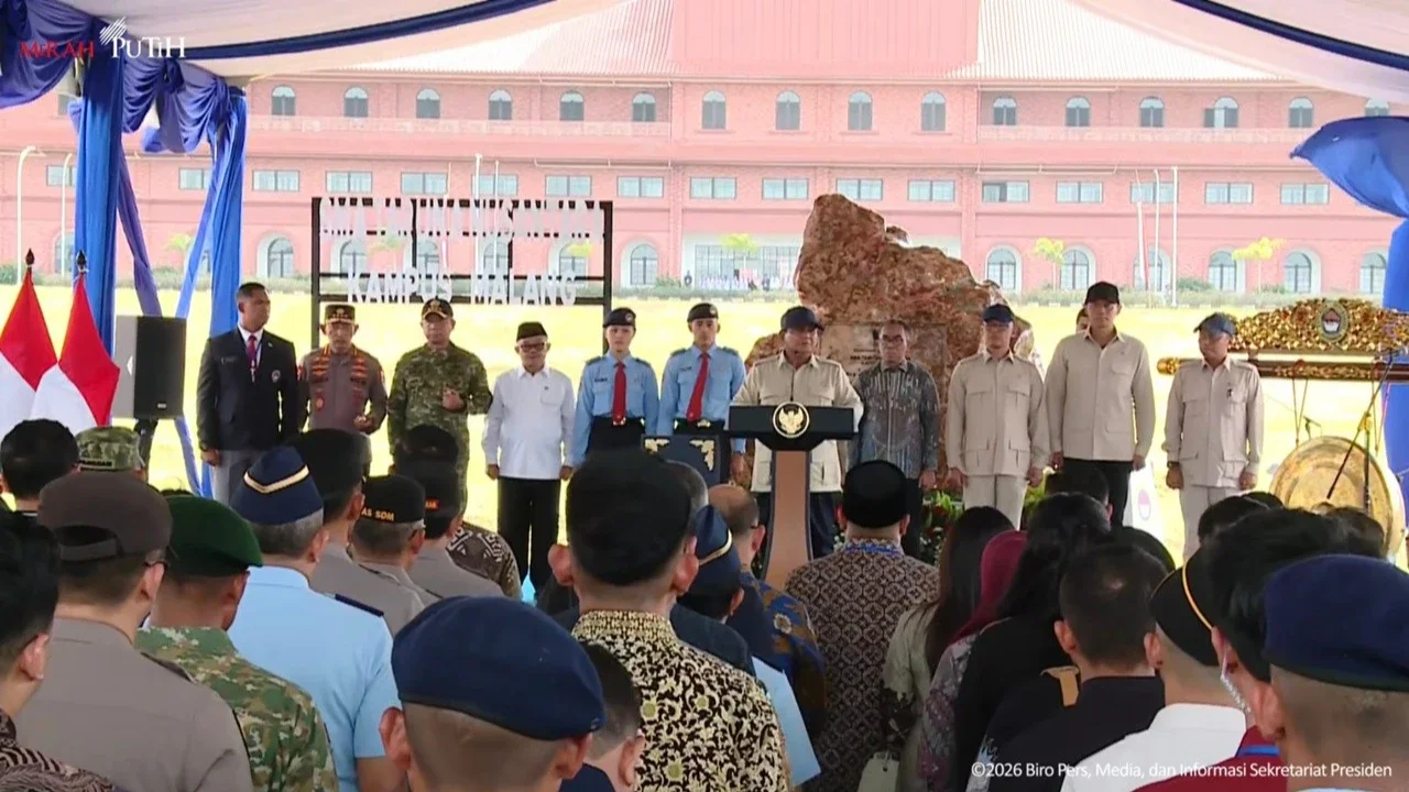 Ada Letkol Teddy hingga AHY, Prabowo Pamer Menteri Kabinet Lulusan Taruna Nusantara Malang